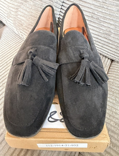 Men black suede - black,