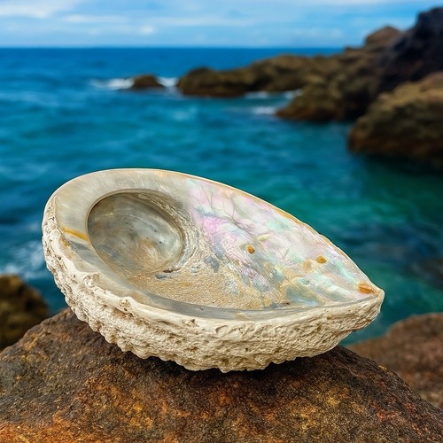 Pāua shell soap trinket - pāua,