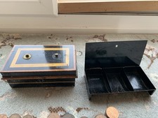 Vintage Metal Money Cash Box