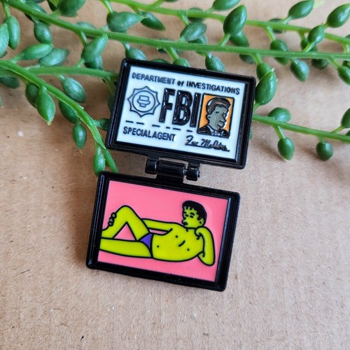 Simpsons files enamel pin - simpsons,