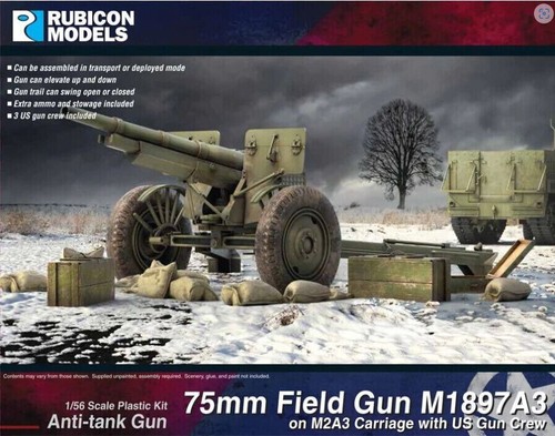 Rubicon models m2a3 75mm - 1/56,