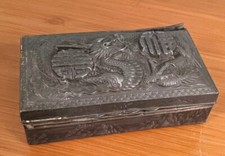 Old Vintage Dragon Pewter