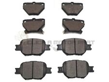 FRONT & REAR BRAKE DISC PADS