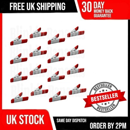 Mini clips red small metal - clips,