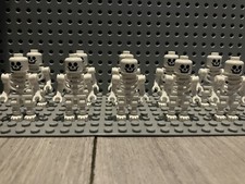 Lego Skeleton Minifigure Figure Halloween Castle Pirate Army Build Christmas 10x