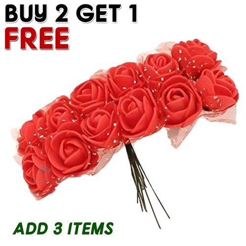 144pcs artificial flowers mini - 144pcs,