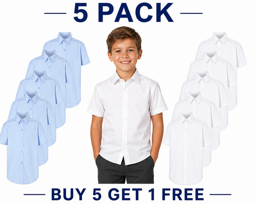 Boys school short sleeve - boys, shirt