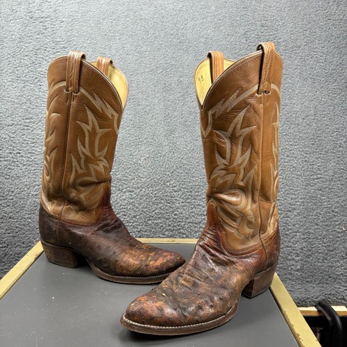 Tony lama ostrich leather - ostrich,