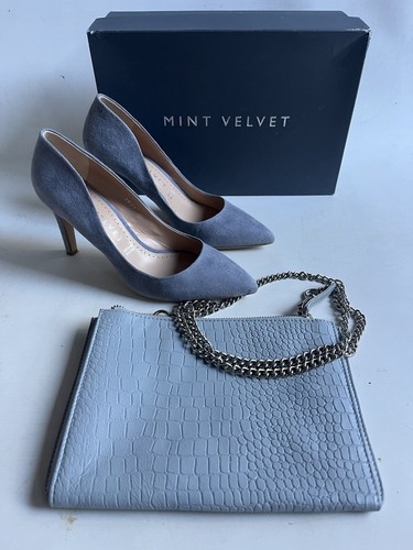 Mint velvet evelyn suede shoes - velvet,