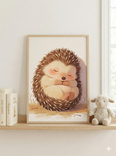 Sleepy Baby Hedgehog Nursery