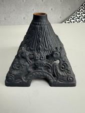 antique pyramid cast metal oil