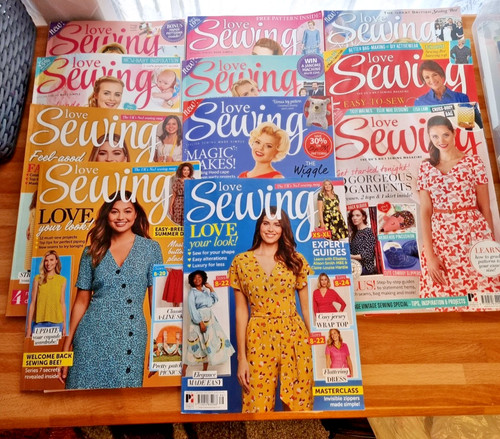 Love sewing magazine bundle - love, x