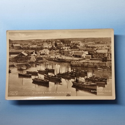 Porthleven postcard c1935 - postcard,