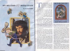 KIT WILLIAMS AND MASQUERADE. THIS IS AN ORIGINAL ARTICLE SEPARATED FROM AN ISSUE