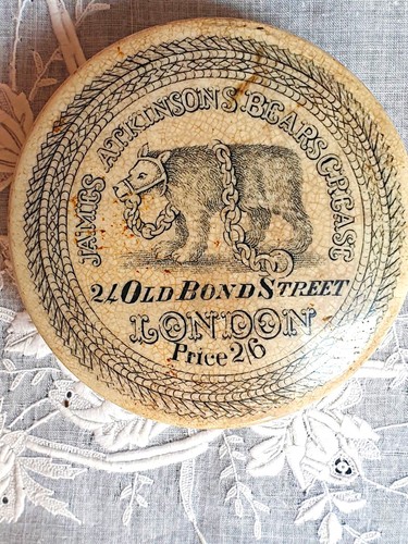 Antique russian bear grease - russian,