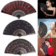 Folding Hand Held Fan Spanish