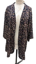 Topshop Leopard Kaftan 8 Kimono  beach cover up Animal 