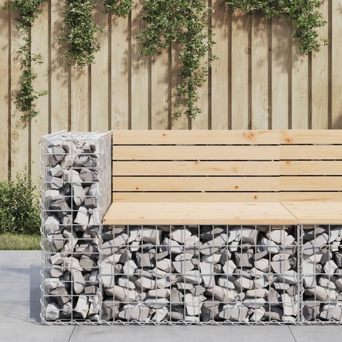 Garden bench gabion design - gabion,