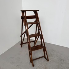 Vintage wooden library steps |