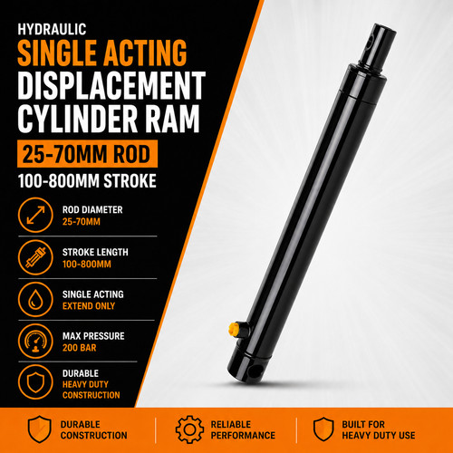 Hydraulic single acting - single,
