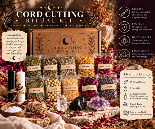 Cord cutting ritual kit gothic - cord,