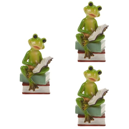 3pcs reusable resin - 3pcs, frog