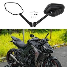 10/8mm Motorcycle Rearview Wing Side Mirrors Wing For Kawasaki Z1000 Z900 Z750