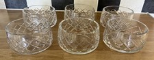 Set of 6 Bohemia Crystal Bowls
