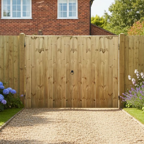 6ft driveway gates fully - driveway,