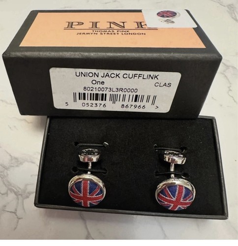 Thomas pink cufflinks - thomas,