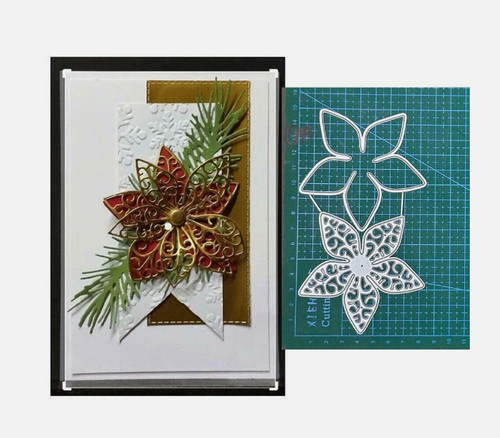 2pcs flower set christmas - set,