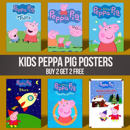 Peppa pig posters - wall, art
