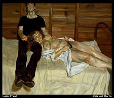 Lucian Freud Julie and Martin