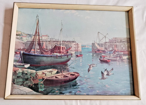 Vintage print safe anchorage - print,