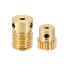Worm Gear Set 0.5 Module 20:1