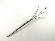 ANTIQUE SILVER SWIZZLE STICK/COCKTAIL/ RETRACTABLE TOP / BIRMINGHAM 1937  R224/4