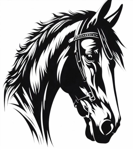 Horse box vinyl - x, sticker