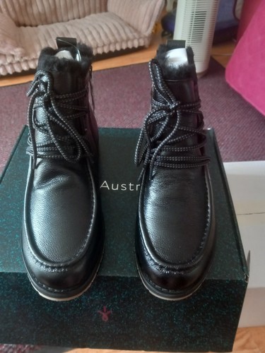 Emu black waterproof boots - black,