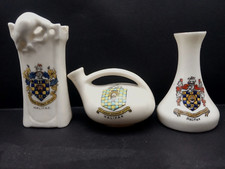 Crested China x3 all with