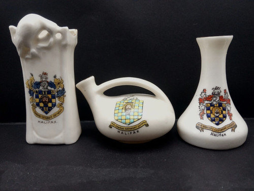 Crested china all with - crested, x3