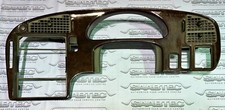 SAAB 9-5 -02-05 - DARK WALNUT WOOD DASH FACIA - VERY GOOD CONDITION - 4600680