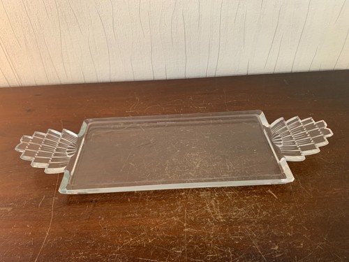 Lalique crystal cake plate - cake,
