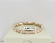 Ted baker Eellie Enamel pink Heart Bangle Rose gold brand new with gift box