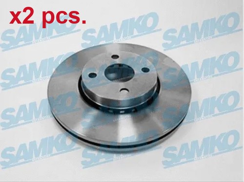 Pcs front brake disc rotos - x2,