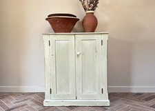 Antique pine school cupboard - pine,