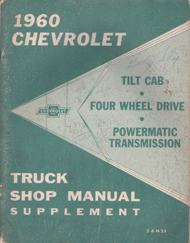 1960 chevrolet tilt cab four - tilt,