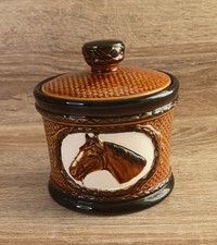 Vintage Majolica Ceramic Horse