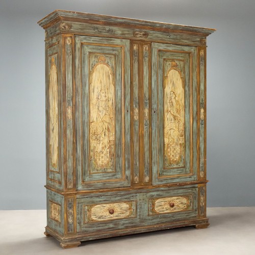 Antique wardrobe baroque style - antique,