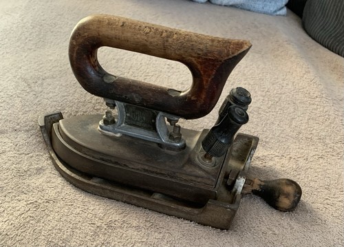 Vintage electric iron - electric, iron.