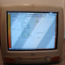 Apple tangerine imac - imac, tray